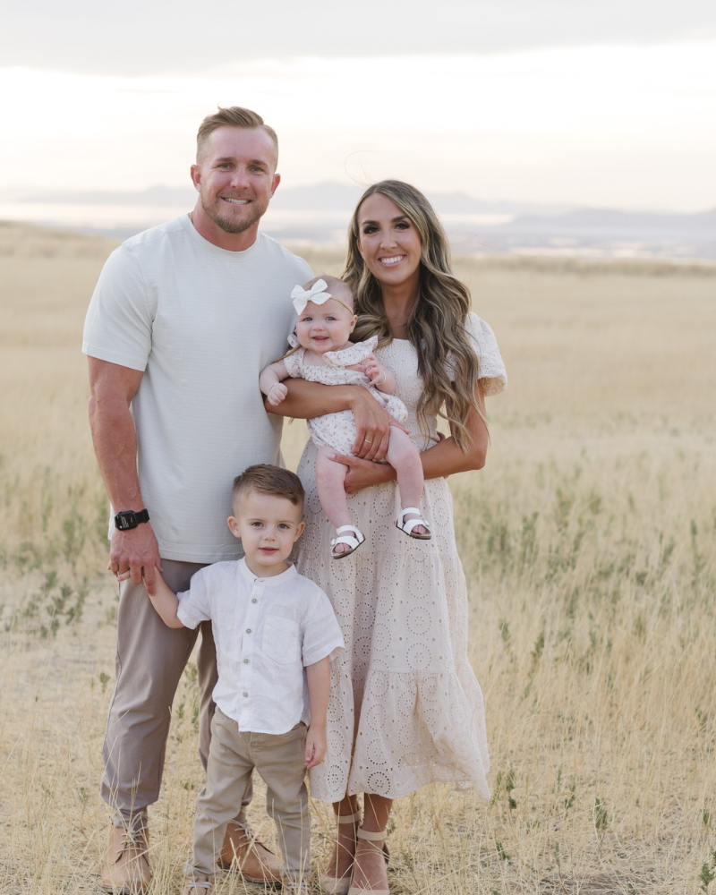 Brady Ward and family